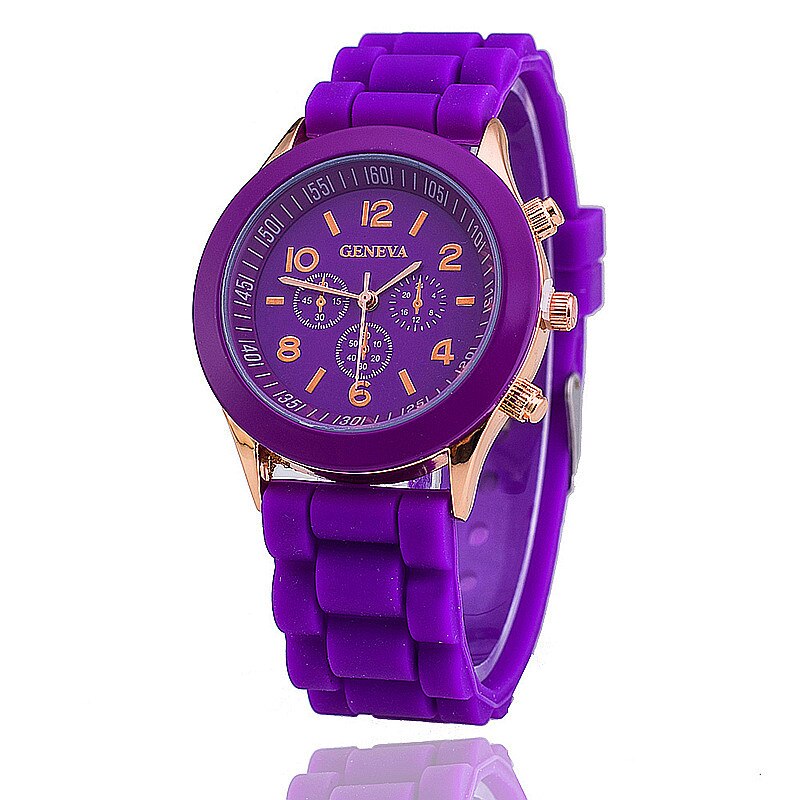 Quartz Watch Men ad Casual Silicone Women Watches