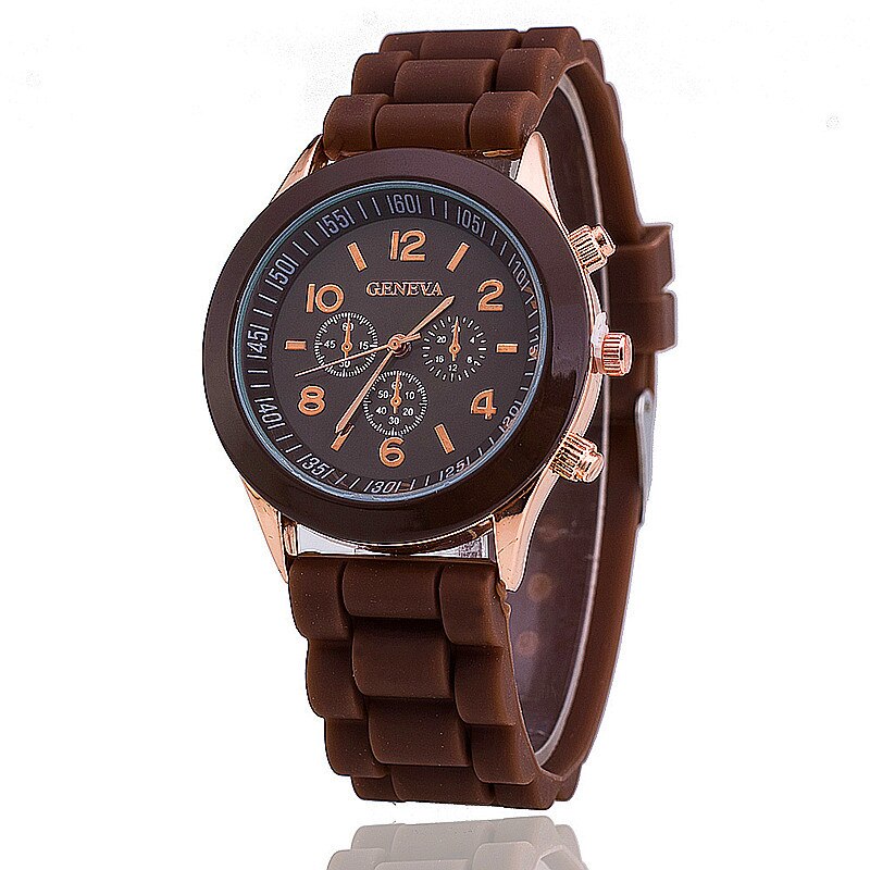 Quartz Watch Men ad Casual Silicone Women Watches