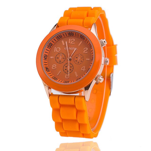 Quartz Watch Men ad Casual Silicone Women Watches