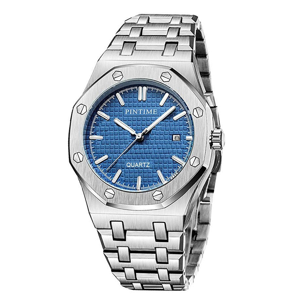 Full Steel Business Mens Watches Men Military Wristwatch