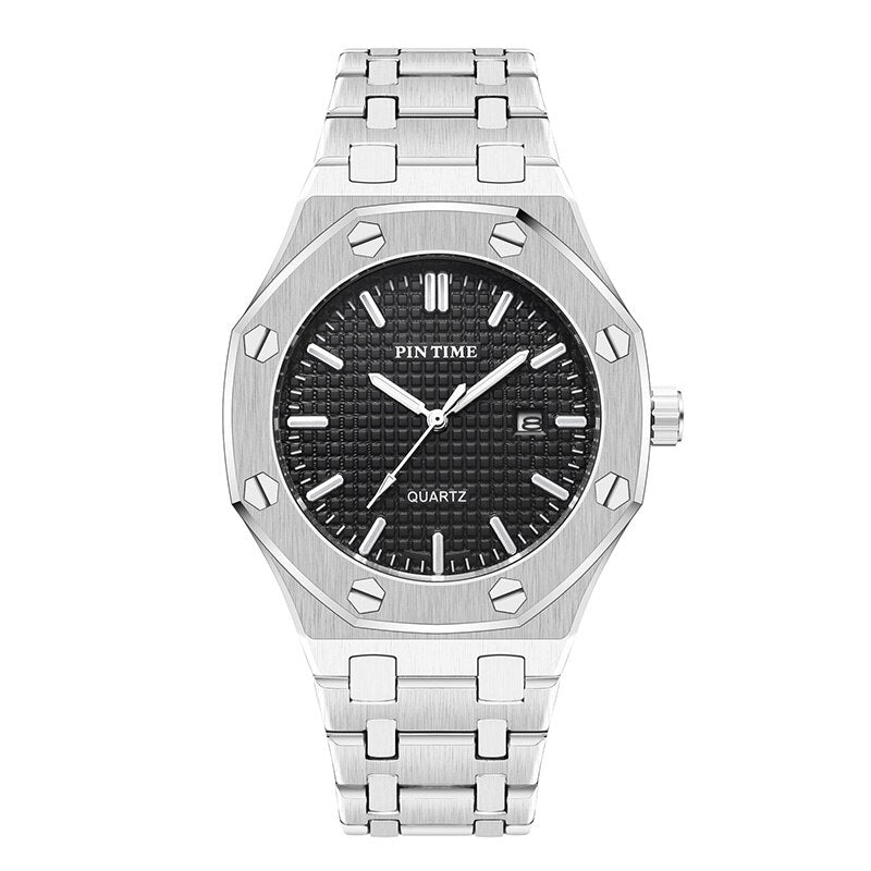 Full Steel Business Mens Watches Men Military Wristwatch