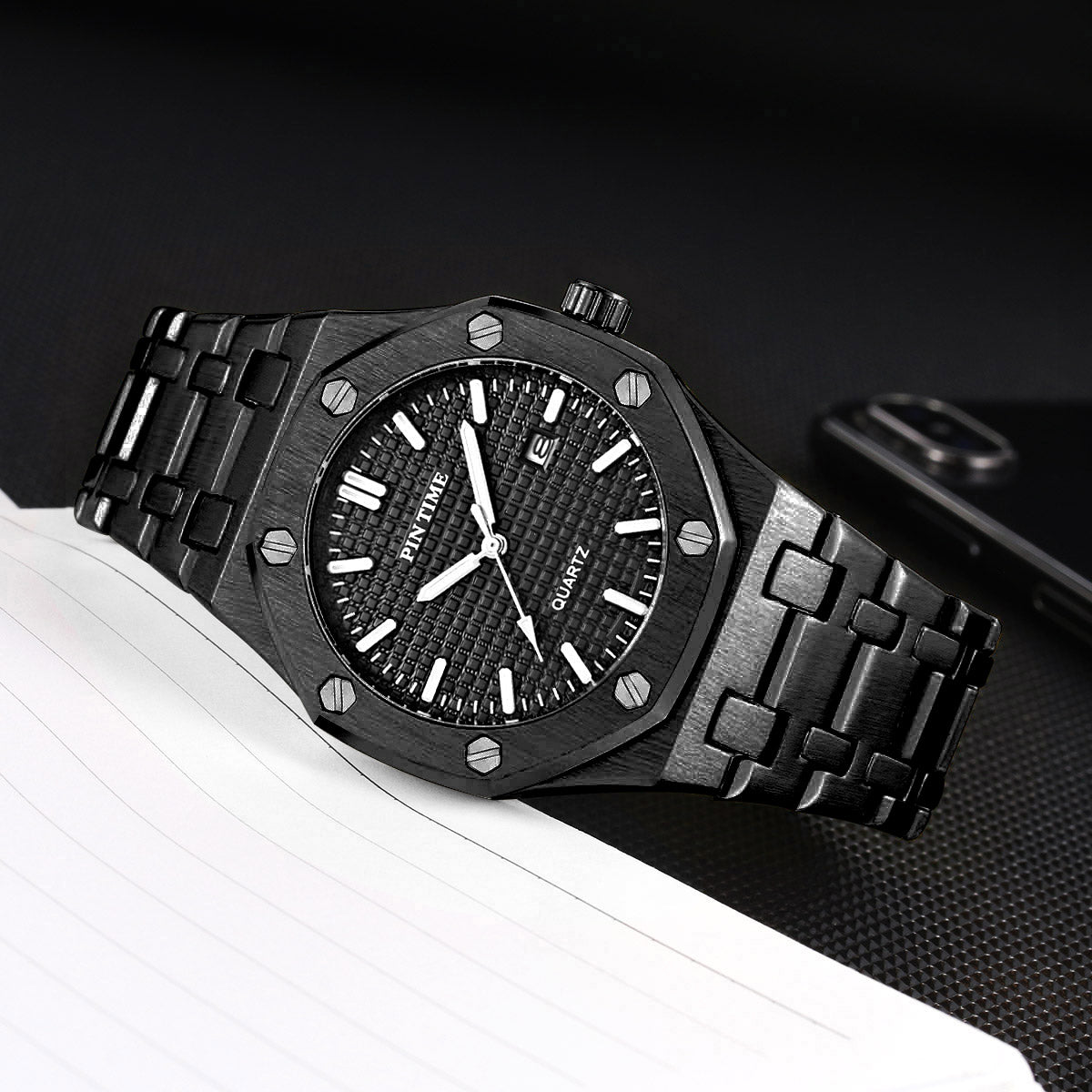 Full Steel Business Mens Watches Men Military Wristwatch