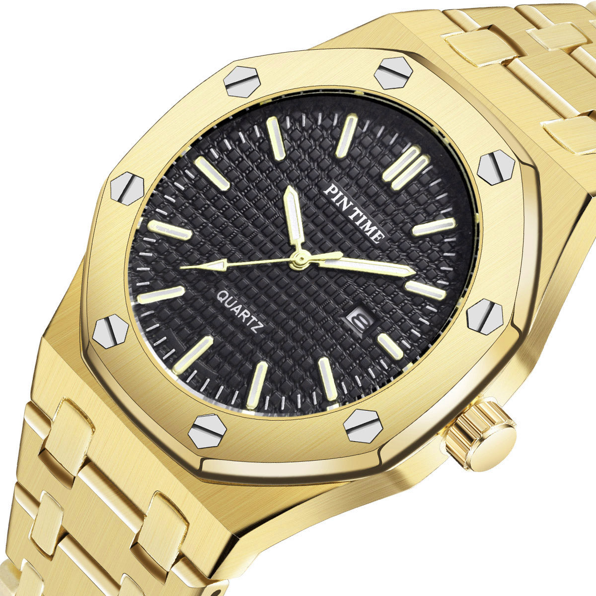 Full Steel Business Mens Watches Men Military Wristwatch