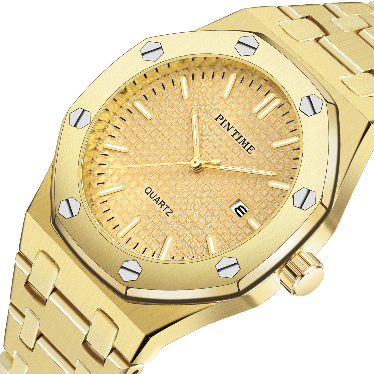 Full Steel Business Mens Watches Men Military Wristwatch