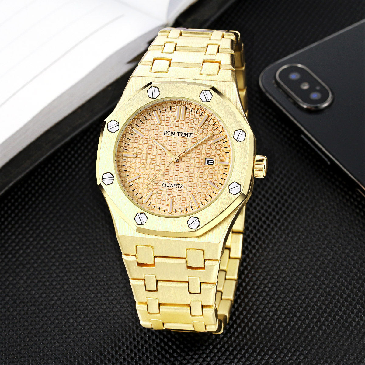 Full Steel Business Mens Watches Men Military Wristwatch