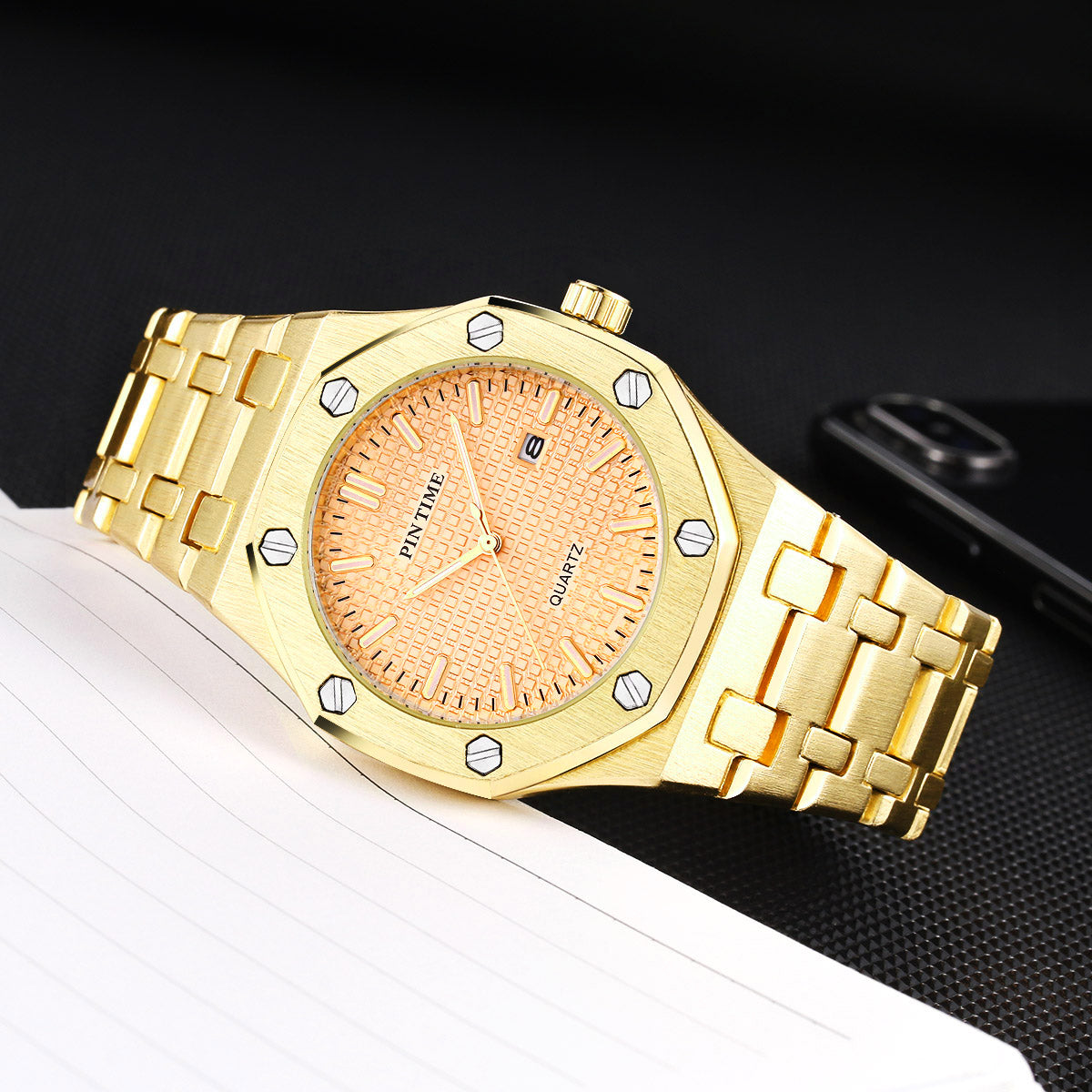 Full Steel Business Mens Watches Men Military Wristwatch