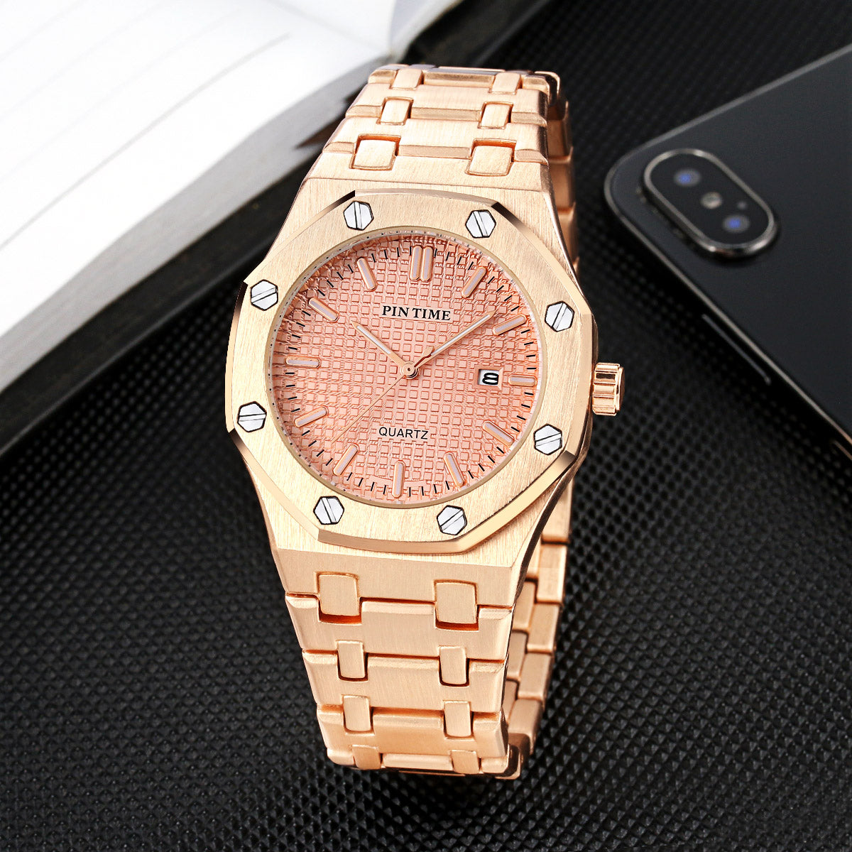 Full Steel Business Mens Watches Men Military Wristwatch