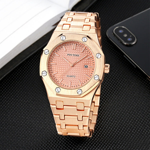 Full Steel Business Mens Watches Men Military Wristwatch