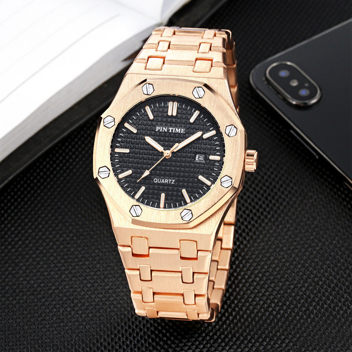 Full Steel Business Mens Watches Men Military Wristwatch