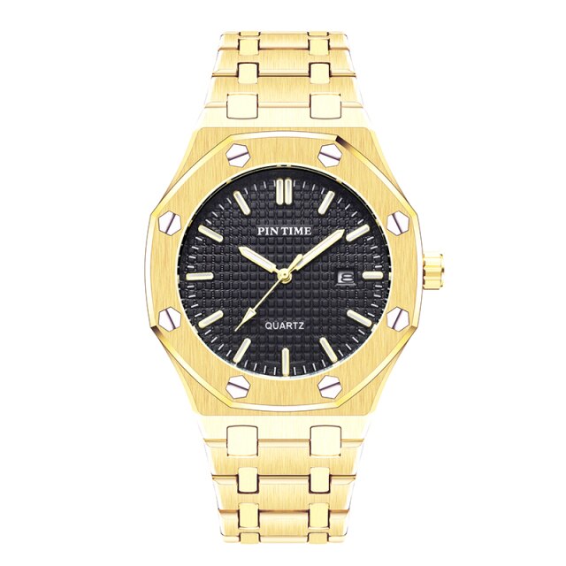 Full Steel Business Mens Watches Men Military Wristwatch
