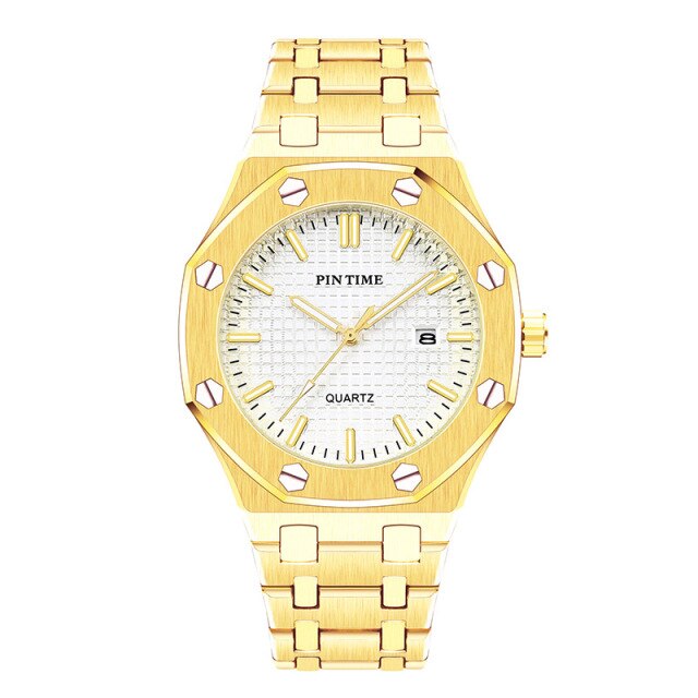 Full Steel Business Mens Watches Men Military Wristwatch