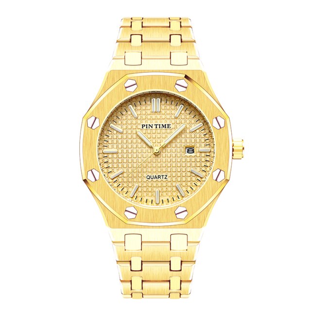 Full Steel Business Mens Watches Men Military Wristwatch