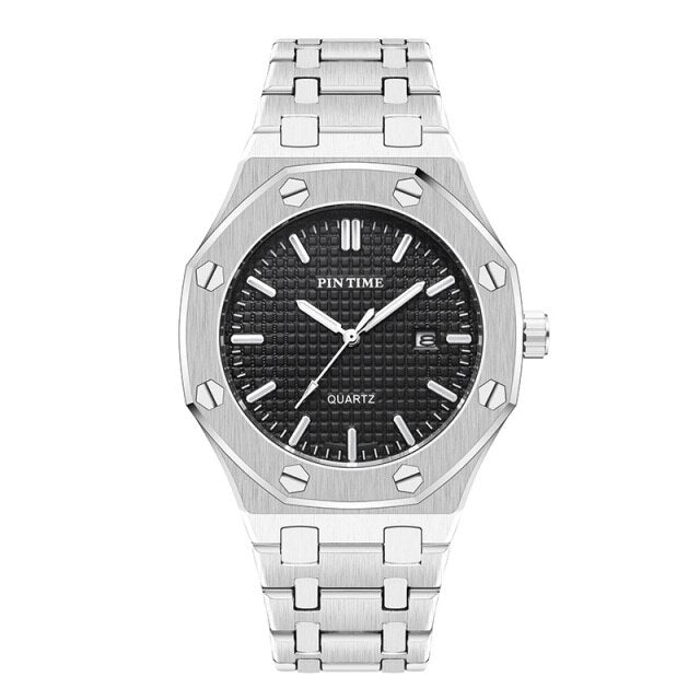 Full Steel Business Mens Watches Men Military Wristwatch