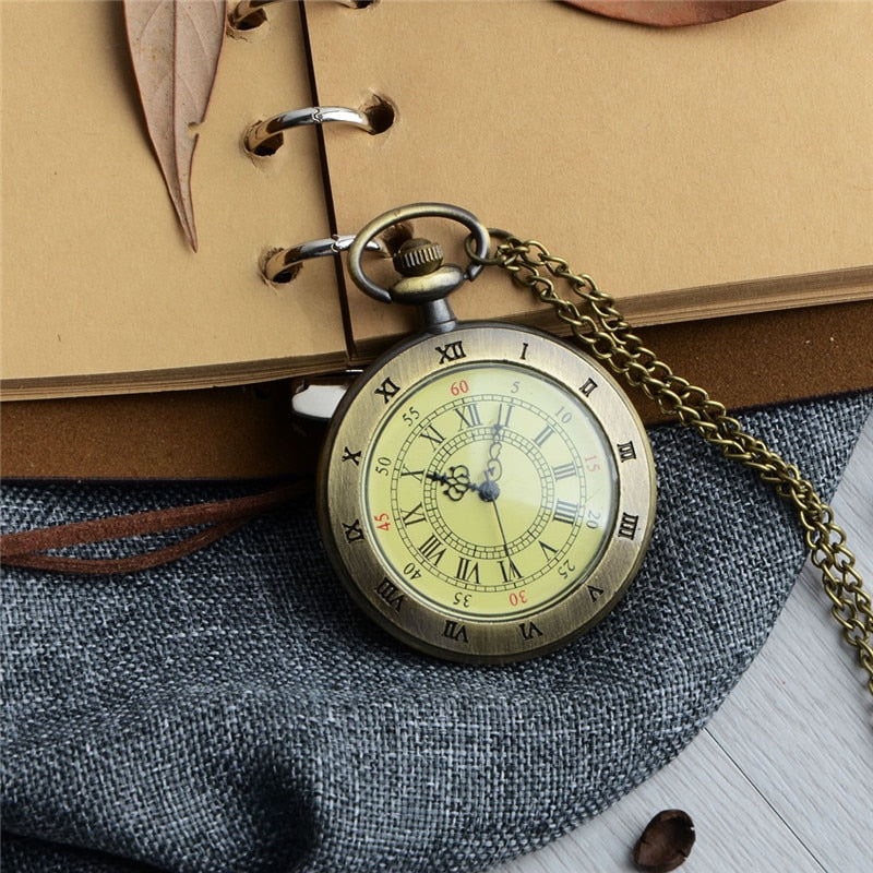 Unique Men Women Vintage Pocket Watch