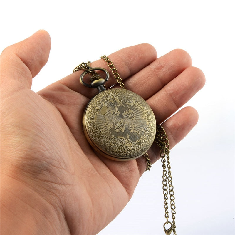 Unique Men Women Vintage Pocket Watch