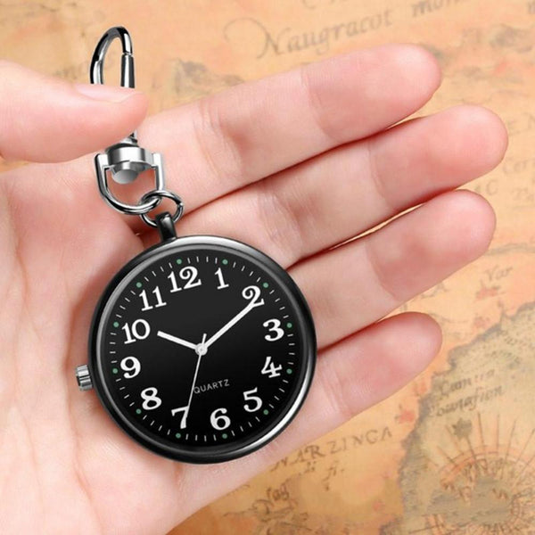 Relojes de bolsillo Reloj de enfermera Broche Reloj de bolsillo de esfera redonda de moda