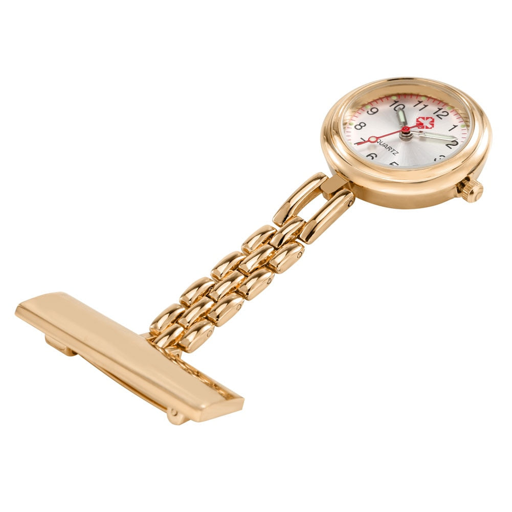 Fashion T-type Nurse Watch Alloy Luminous Digital Dial  Quartz Watch