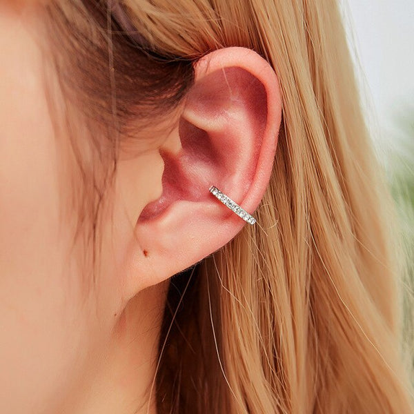 Pendientes de clip vintage encantadores para mujer