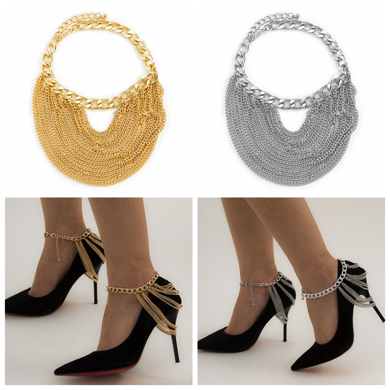 Fashion Chain Tassel Bracelet Anklets for Women