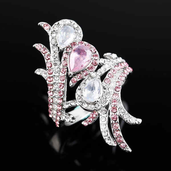 Fashion Women Engagement Ring Jewelry Classic Lady Cubic Zirconia  Rings