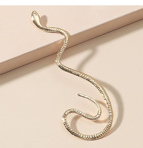 Snake Ear Cuff Exaggerate Fake Piercing Ear Clip Animal Earrings