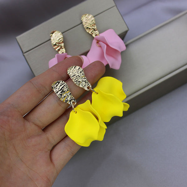 Rose Flower Stud Earrings for Women