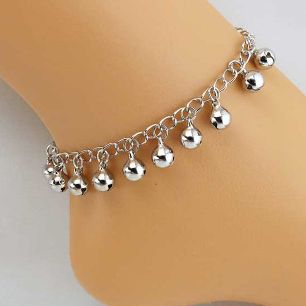 Pulsera de tobillo con campanas para mujer