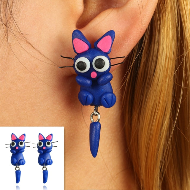 Fashion Cute Animal Female Creative Handmade Earrings
