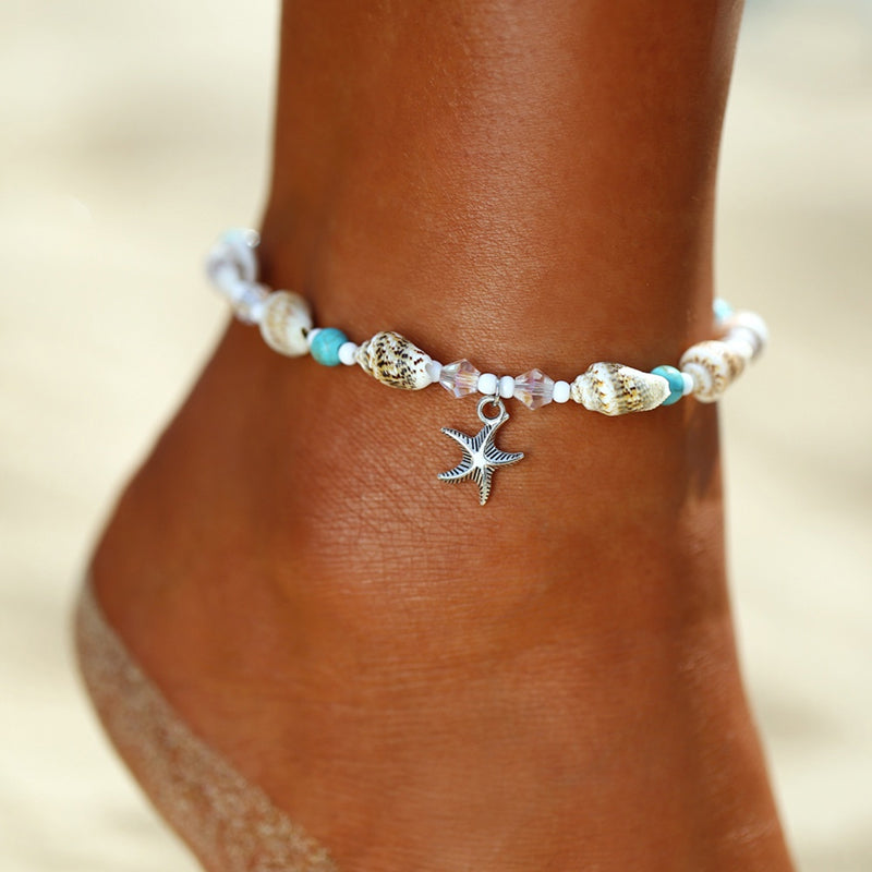Shell Starfish Anklets Bracelet For Women
