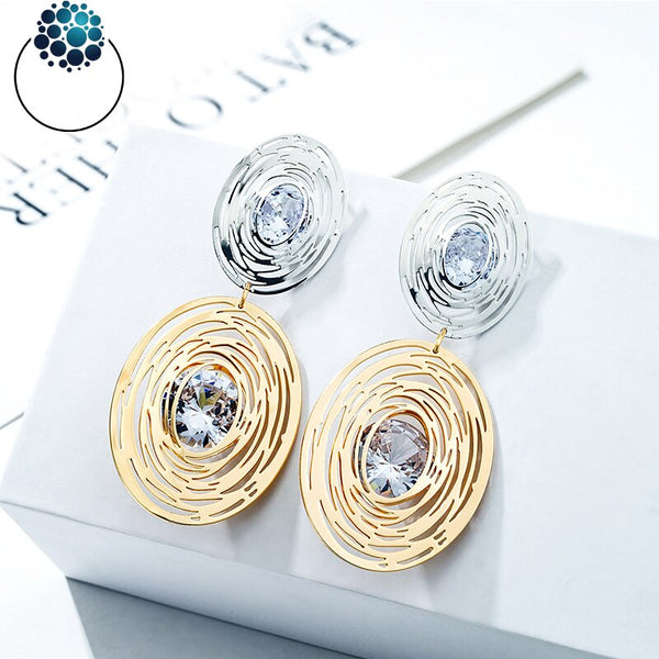 Pendientes colgantes de joyería Bohemia de moda para mujer