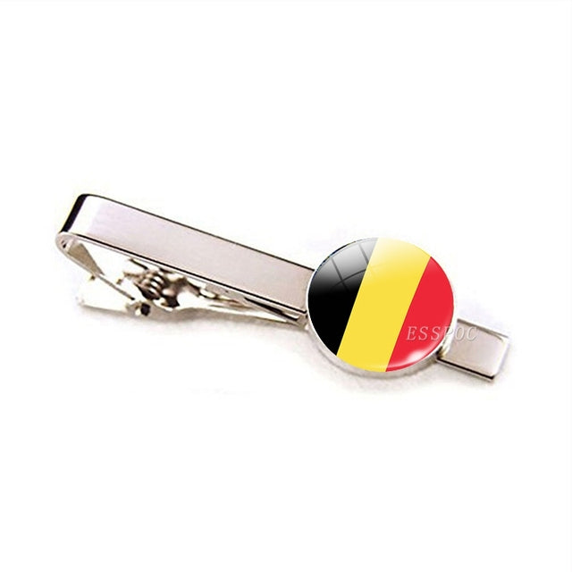 30 Countries National Flag Tie Clips