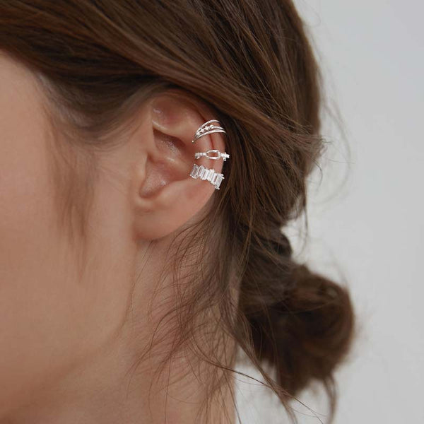 Zircon Clip On Earrings  Ear Cuff Without Piercing Earrings Jewelry