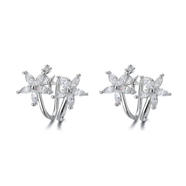 Pendientes con clip para mujer y niña sin piercing.