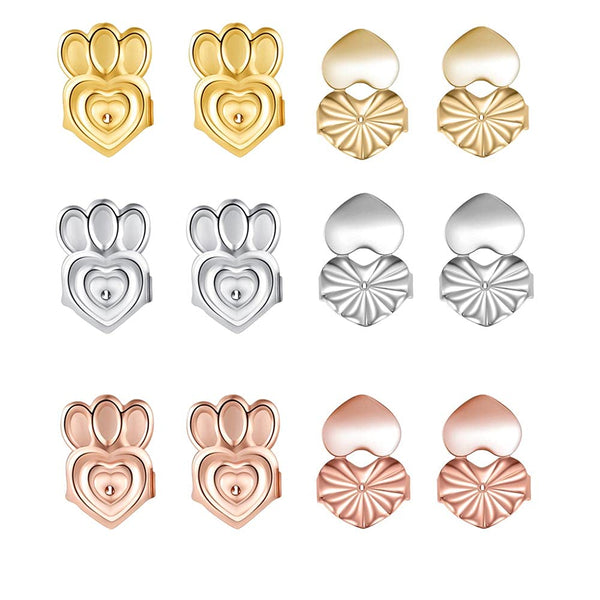 6 pares de cierres para pendientes - Elevadores de pendientes mágicos ajustables originales