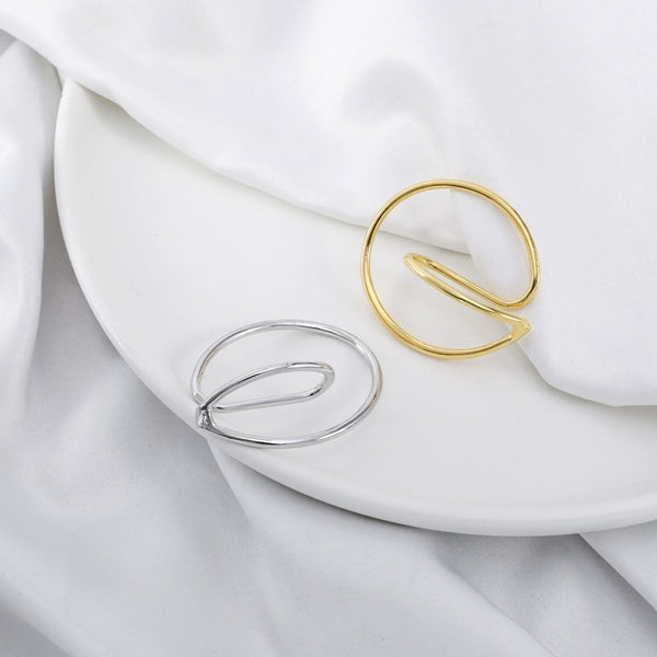 Geometric Irregular Twisted Curve Ear Clips Cartilage Earring Cuffs Non Piercing Earrings