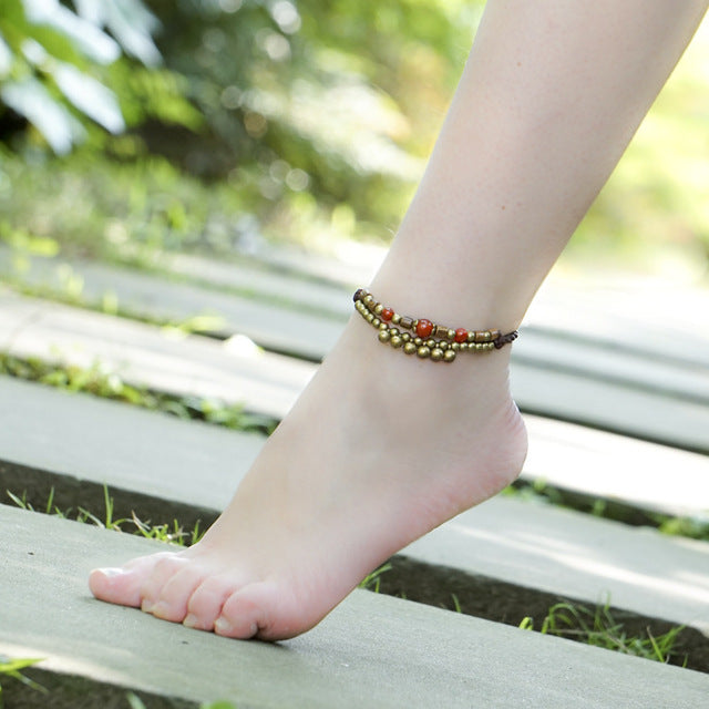 Fashion women vintage anklets chains