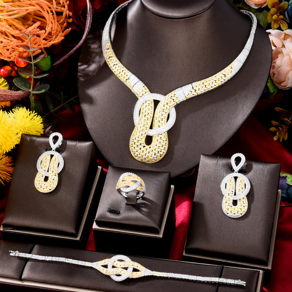 Luxury African Circle Cross Jewelry Sets For Women