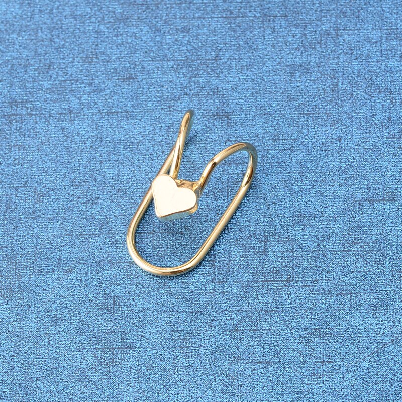 1 Piece Fake Wire Ear Bone Cuff Warp Clip Earrings