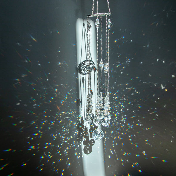 Sparkly Crystal Ball Prisms Suncatcher