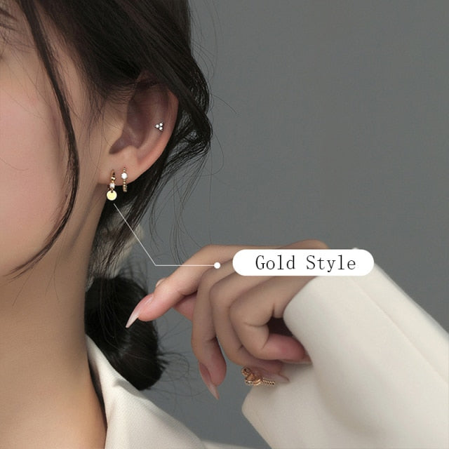S925 Sterling Silver Stud Earrings for Women