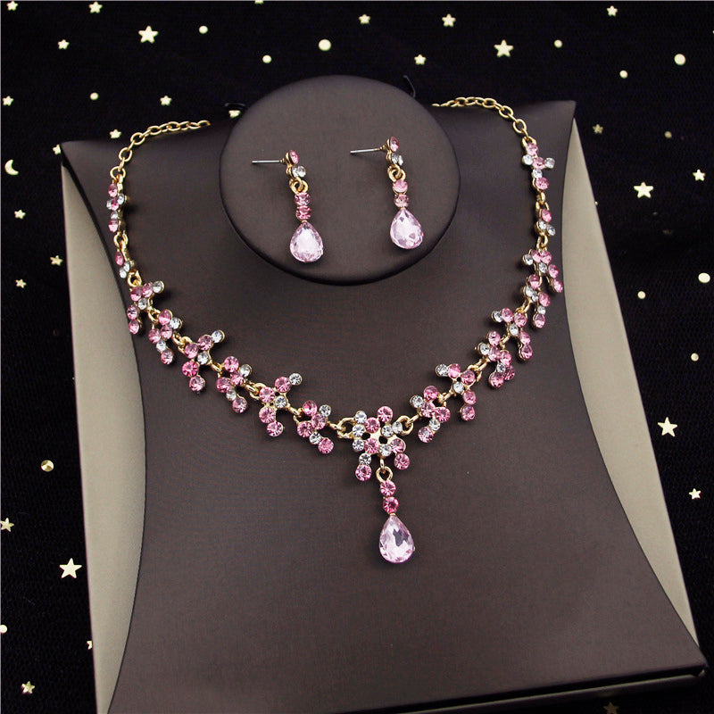 Luxury Colorful Bridal Jewelry Sets