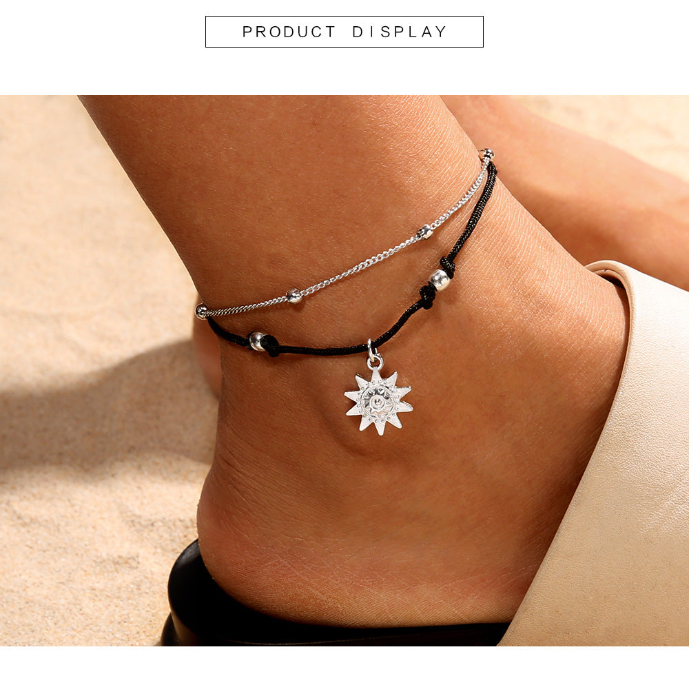 Sun Ankle Bracelets For Women Boho Jewelry Sunshine Ancle Bracelets