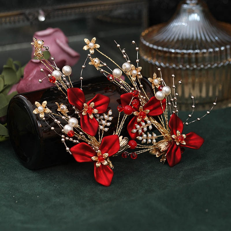 Vintage Chinese Style Hair Clip Set