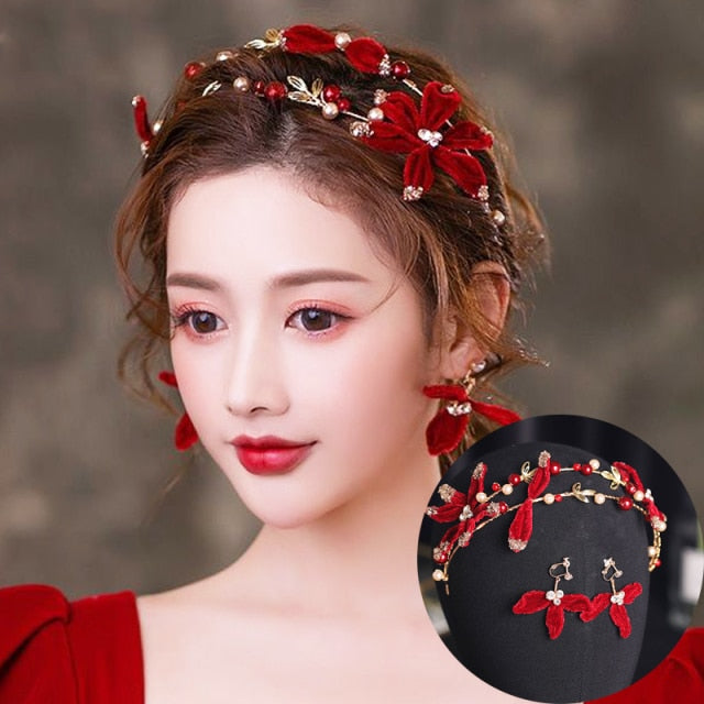 Vintage Chinese Style Hair Clip Set