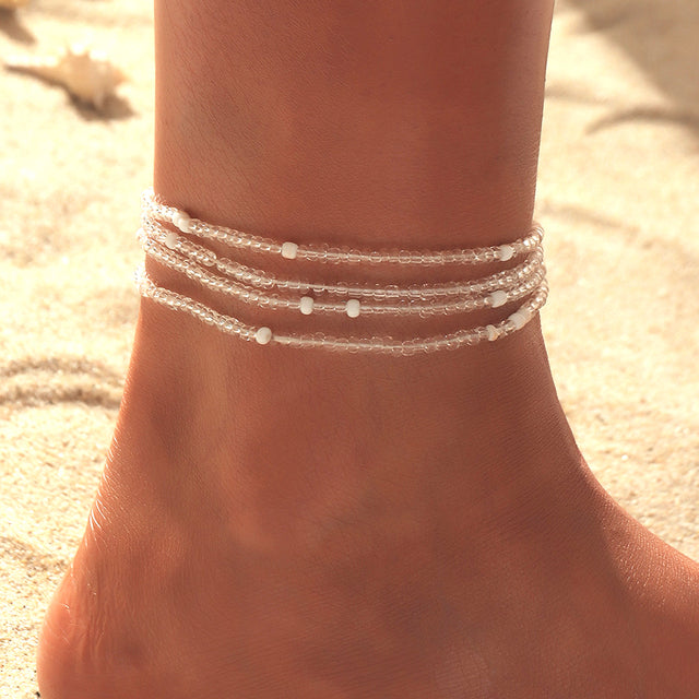 Bohemia Beads Ankle Bracelet  Handmade Beach Anklets For Women