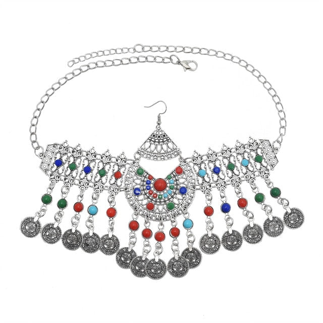 Afghan Turkish Gypsy Tribal Ethnic Jewelry Set