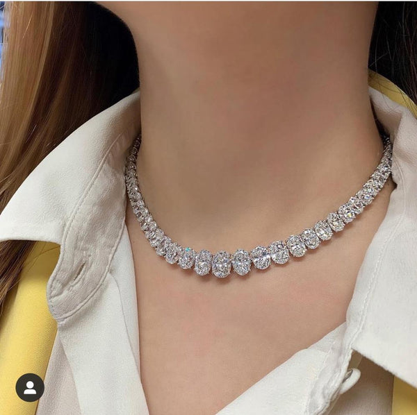 Conjuntos de 2 piezas de novia con circonitas y cristales CZ para boda