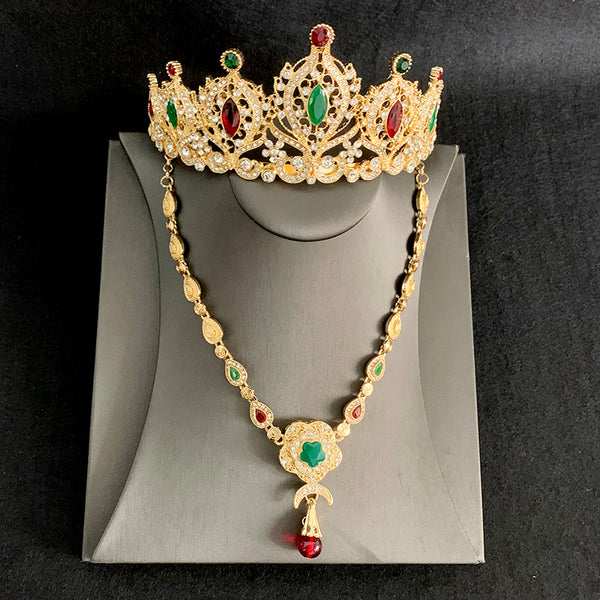 Conjunto de joyas nupciales árabes marroquíes