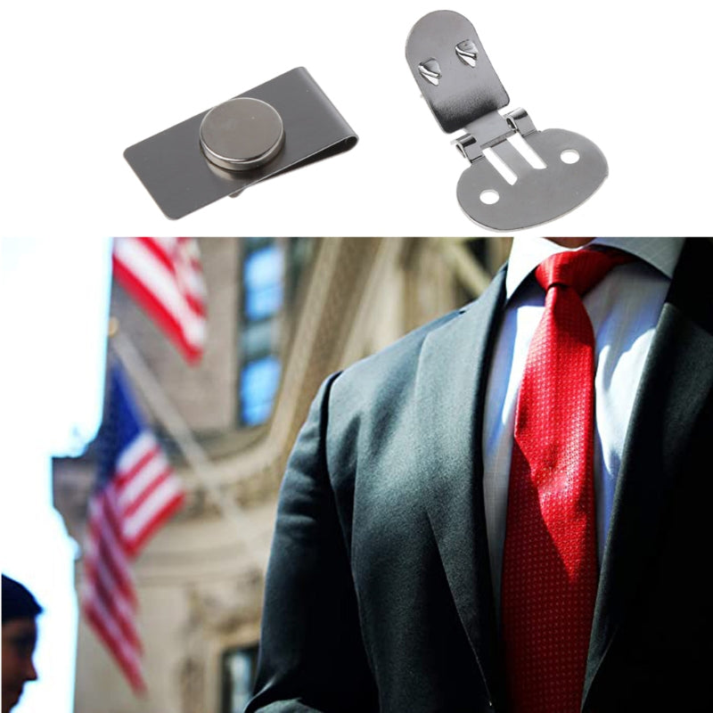 Practical Magnetic Tie Clip Invisible Elegant Men