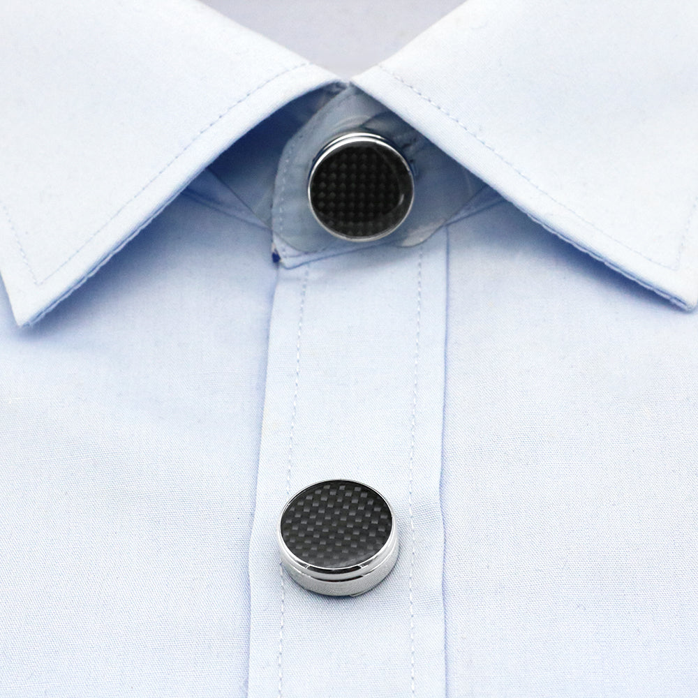 Natrual Stone Design Button Cover Cufflinks